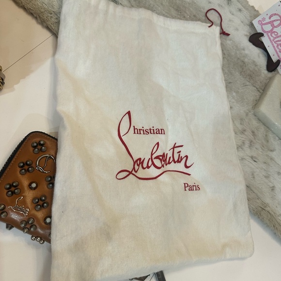 Christian Louboutin Brown Panettone Spike Wallet loubinthesky - Picture 15 of 16